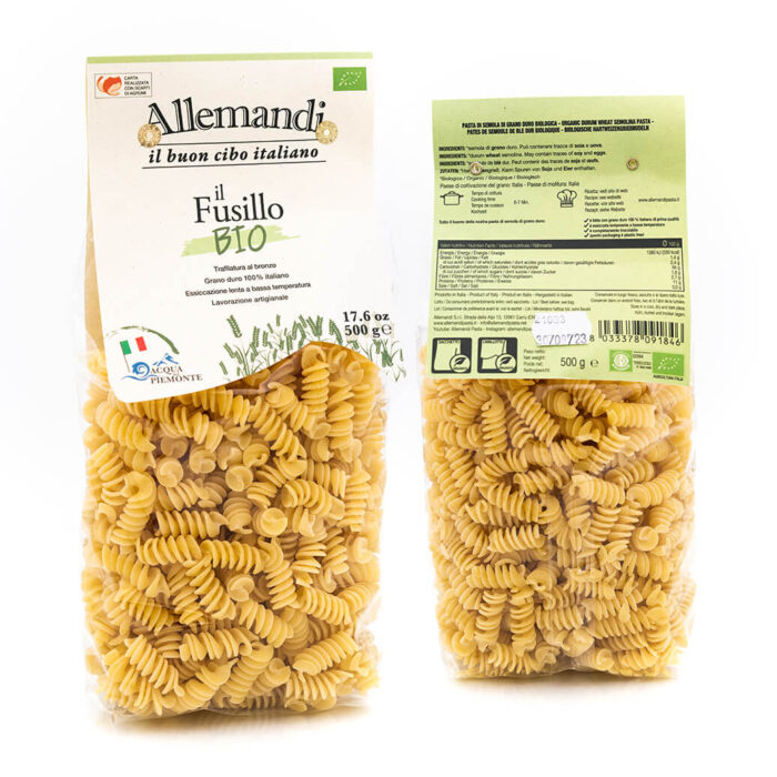 Fusilli - Pasta Biologica - Pastificio Allemandi