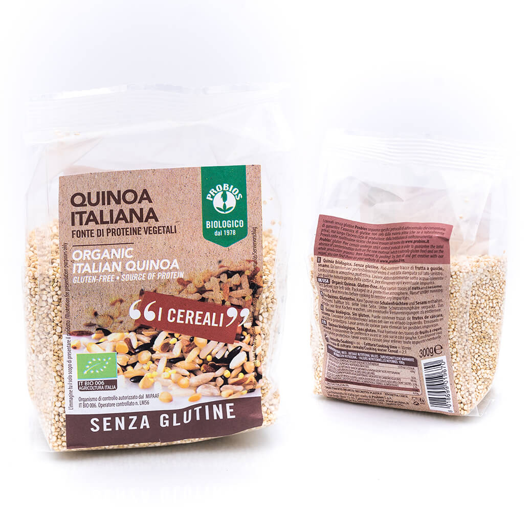 Quinoa italiana - Biologico - Probios Fronte