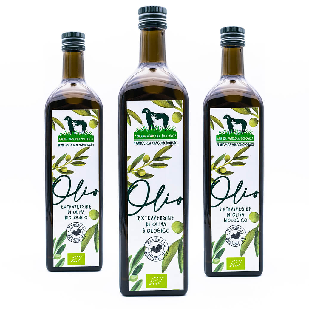 Olio Extra vergine di oliva - 750ml - Biologico - Azienda agricola biologica Francesca Giacomodonato